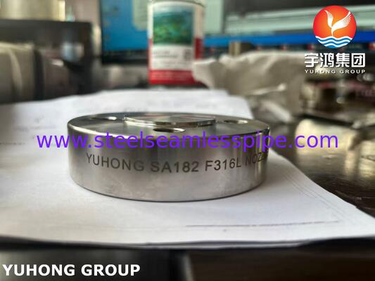 ASME SA182 F316L Flange baja tahan karat Flange nozzle tempa untuk kapal tekanan
