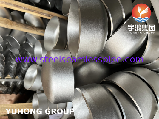 Tutup Las Pantat Baja Tahan Karat ASTM A403 WP316L ASME B16.9 Sandblasted untuk Perpipaan Industri