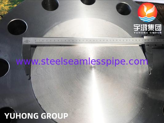 ASTM A182 F22 Alloy Steel Blind Flange dengan Raised Face RF untuk Pipa Suhu Tinggi