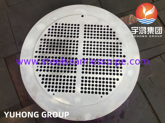 F304L Stainless Steel TUBESHEET untuk shell dan tabung penukar panas