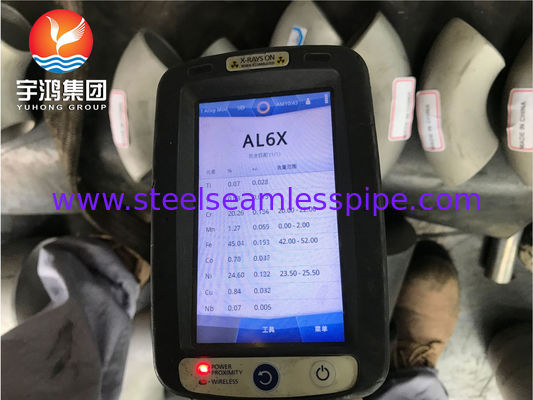 ASTM B366 AL6XN UNS N08367 Siku Pemasangan Pipa Stainless Steel Super Austenitik