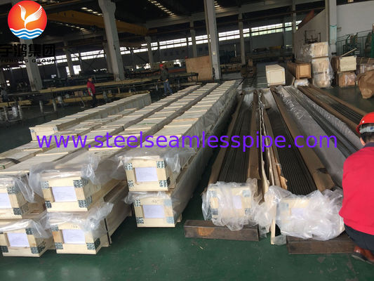 B111 / SB111 C71500 Tembaga Nikel Tabung O61 Anil, Tabung Seamless Tarik Dingin Untuk Evaporator