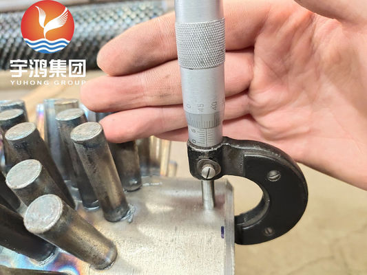 ASTM A312 TP316L tabung bertopeng baja tahan karat untuk penukar panas