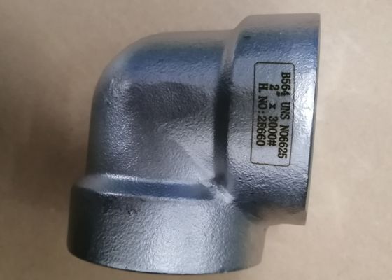 Astm B564 Uns N06625 Asme B16.11 Tee Peredam Siku Inconel