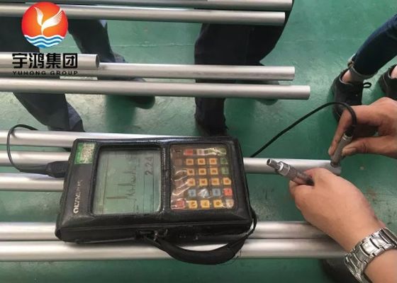 Stainless Steel Tabung Bergelombang Untuk Penukar Panas TP304 / TP304L TP316 / TP316L 19.05X2.11MM