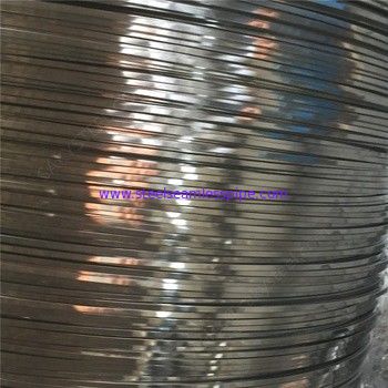 Soap Coated Stainless Steel Flat Wire Kawat Logam Datar Untuk Mengikat Karbon