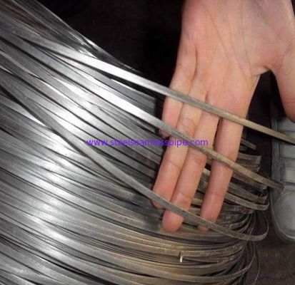 Cold Drawn Craft Stainless Steel Kawat Datar Elektronik Coil Atau Spool Packing