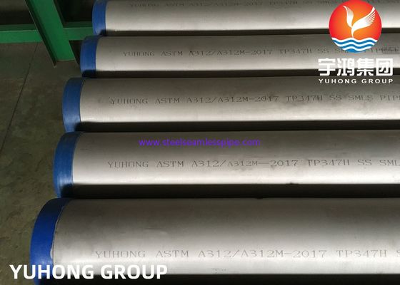 ASTM A376 TP347H Pipa tahan panas stainless steel tanpa jahitan