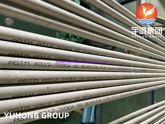 ASTM A312 TP304 Cold Rolling Dan Menggambar Pipa Stainless Steel Seamless
