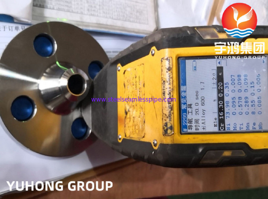ASTM B564 Presisi Tinggi Inconel 600 Flensa WN RF 1 1/2" 900 LBS