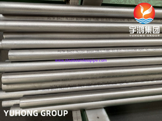 ASTM B407 N08810 Cold Drawn Alloy Seamless Pipe 50.8MM * 5.16MM * 6096MM