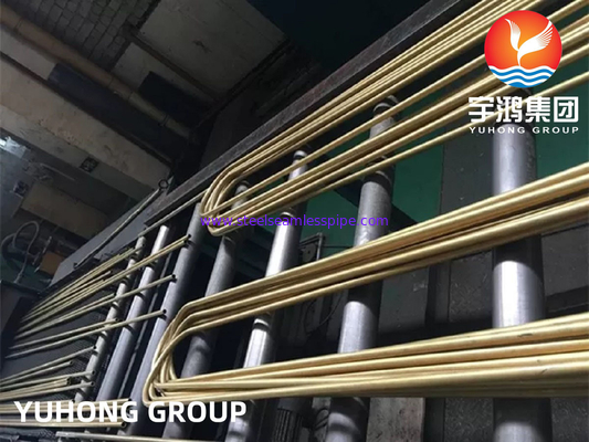 ASTM B111 UNS C68700 Aluminium Brass Tube U bend tube Heat Exchanger Tube