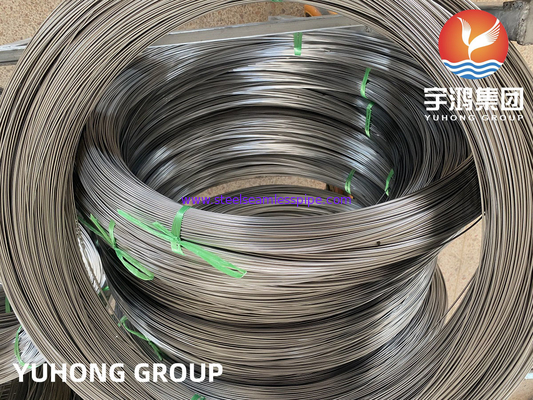 Tabung Kapileri Baja Rinsing, SS304 / SS316L / SS321 Tabung Ber dinding Ringan, Cerah Annealed atau Polished