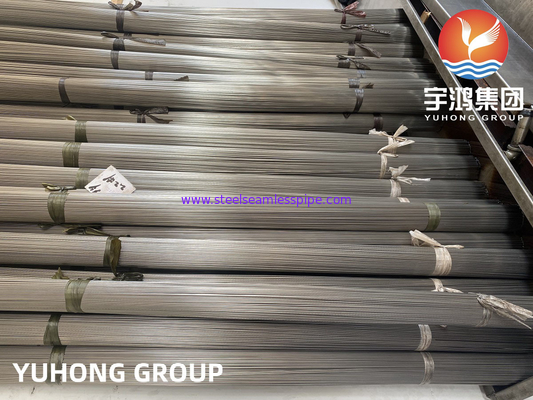 Tabung Kapileri Baja Rinsing, SS304 / SS316L / SS321 Tabung Ber dinding Ringan, Cerah Annealed atau Polished