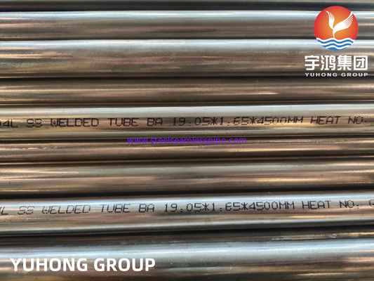 ASTM A249 TP304/304L tabung las baja tahan karat