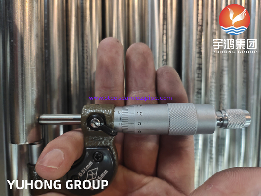 ASTM A249 TP304/304L tabung las baja tahan karat
