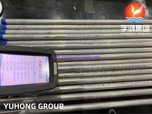 PIPA BAJA PADUAN NIKEL SEAMLESS HASTELLOY C22 DENGAN ASTM B161 ASME SB163