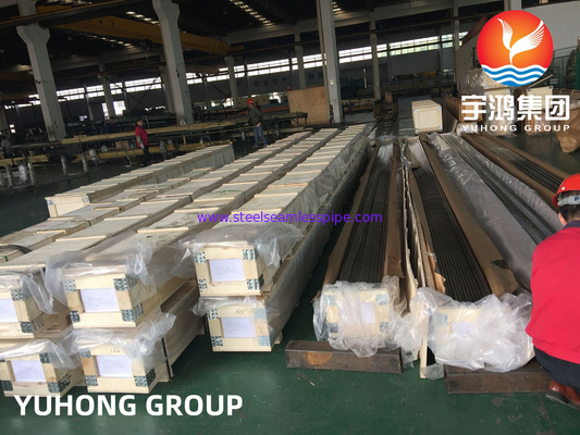 ASTM B111/ASME SB111 C71500 Tabung paduan tembaga nikel tanpa jahitan