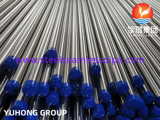 Tabung bergelombang terang ASTM A213 ASME SA269 GOLD WALLING