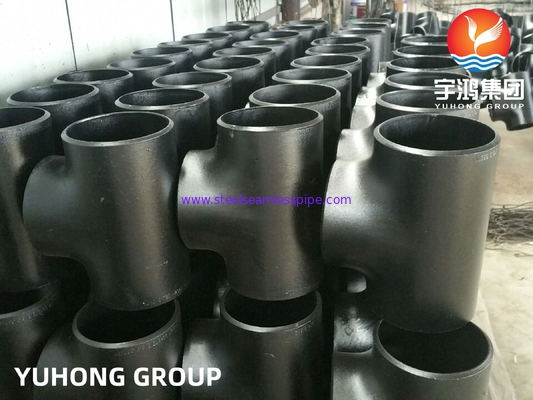 ASTM A234 WPB Fitting Pipa Buttweld Baja Karbon Tee Sama