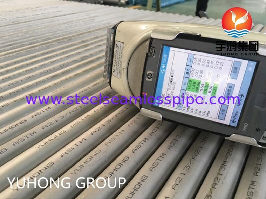 ASTM A213 TP316L Tabung tanpa jahitan baja tahan karat yang terang untuk aplikasi penukar panas
