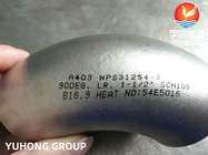 ASTM A403 WPS31254-S (254SMO) 90DEG LR Siku Stainless Steel Fitting