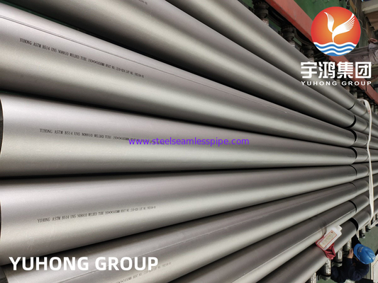 ASTM B514 Incoloy 800 / 800H Pipa Las