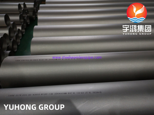 ASTM B514 Incoloy 800 / 800H Pipa Las