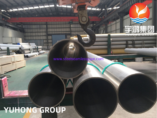 ASTM B165 Monel 400,UNS N04400 Nikel Alloy Pipe SMLS ABS Disetujui