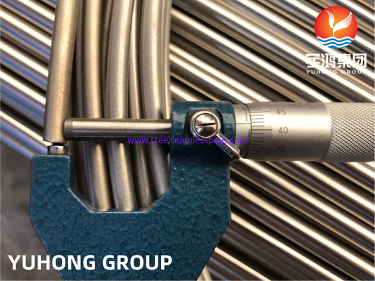 ASTM A269 TP316L Stainless Steel Seamless Coil Tube untuk Penukar Panas