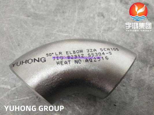 JIS B2312 SUS 304 siku standar Jepang stainless steel Buttweld Fitting