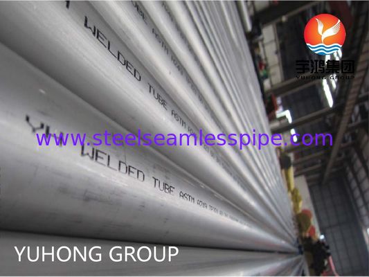ASTM A249 TP321 tabung las tahan korosi dari stainless steel untuk aplikasi suhu tinggi di penukar panas dan super heater