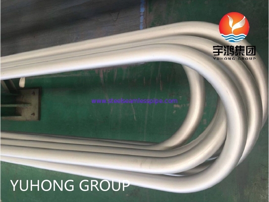 ASTM B444 UNS No6625 / Inconel 625 Tabung Penukar Panas Paduan Nikel U-Tube