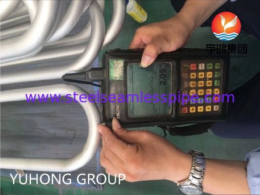 ASTM B444 UNS No6625 / Inconel 625 Tabung Penukar Panas Paduan Nikel U-Tube