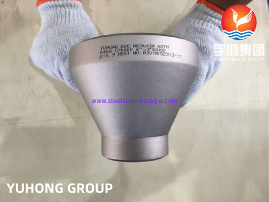 ASTM B466 UNS C70600 Tembaga Nikel Reducer CuNi 90/10 Fittings Buttweld