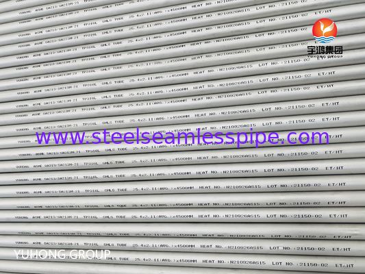 ASTM A213 TP316L Cold Rolled Stainless Steel Seamless Pipe untuk High Temperature Heat Exchanger dengan Kloride Corrosion Resistance