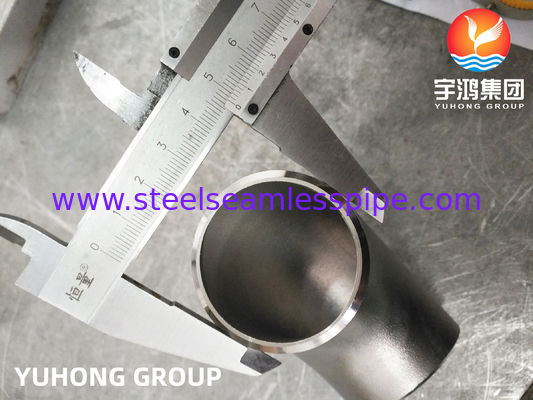 JIS B2312 WP304 LR Siku 45/90 derajat, stainless steel Seamless Butt-Weld Fitting untuk menara penyulingan minyak mentah