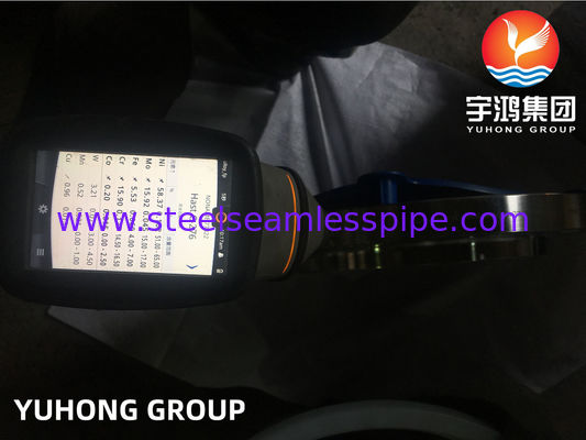 ASTM B564 UNS N10276 / HASTELLOY C276 PIPA PIPA Slip Paduan Nikel pada Flange