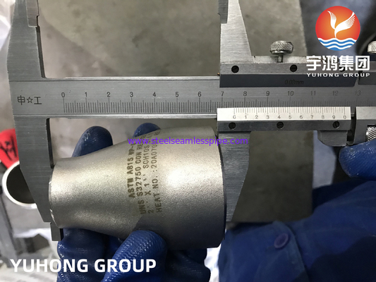 Duplex Stainless Steel A815 UNS S32750 2507 Peredam Konsentris