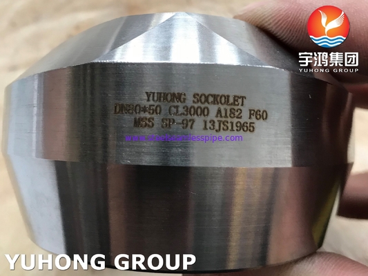 Pemasangan Stainless Steel Ditempa, A182 F304 SOCKOLET ASME B16.11, MSS SP-79, SW