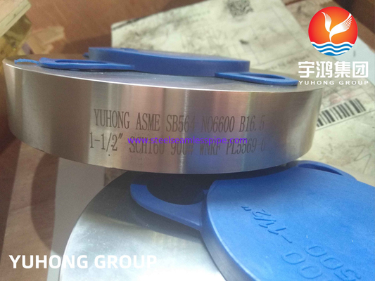 ASTM B564 Inconel 600 / UNS N06600 Flange Leher Las Baja Paduan Nikel Ditempa