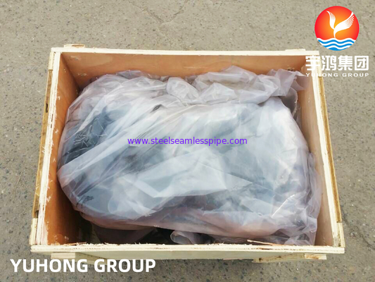 ASTM A234 WP11 Sama Tee, Carbon Steel Butt-Weld Fitting, Cat Hitam permukaan anti karat