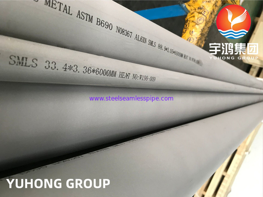 ASTM B690 Alloy 8367 Nikel Kromium Molibdenum Alloy Seamless Pipe