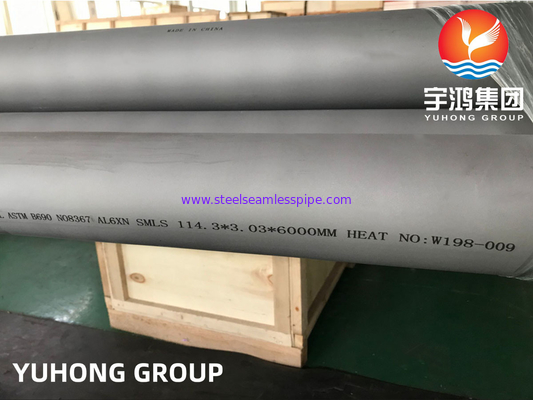 ASTM B690 Alloy 8367 Nikel Kromium Molibdenum Alloy Seamless Pipe