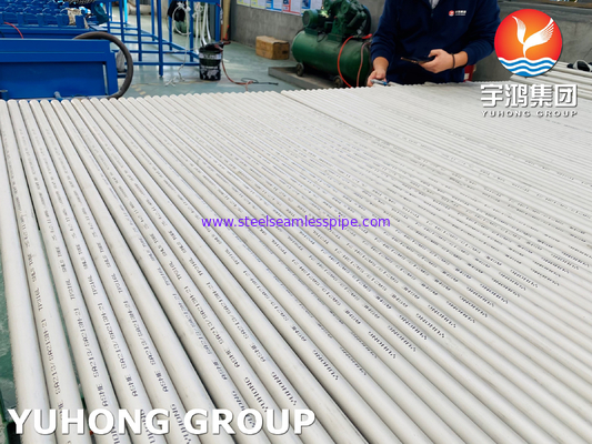 ASTM A213 TP304, TP304L, TP316L, TP321, TP310S, TP347H, TP317L, 16 BWG 20FT Tabung Penukar Panas