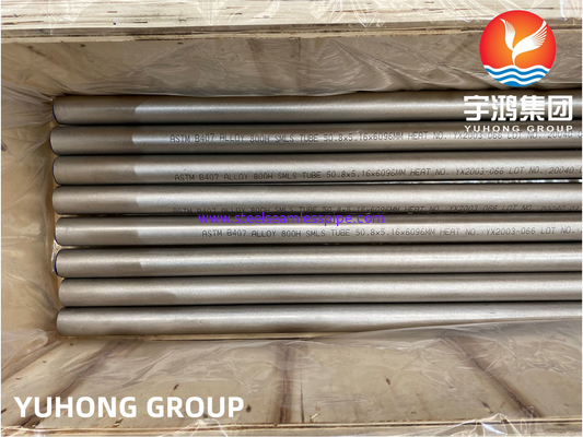 ASTM B407 Alloy 800, 800H, 800HT, Nikel Alloy Tube, Boiler, Heat Exchanger, Tube bundle Aplikasi
