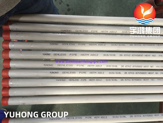 ASTM A312 TP316L Stainless Steel Pipe Untuk Aplikasi Laut