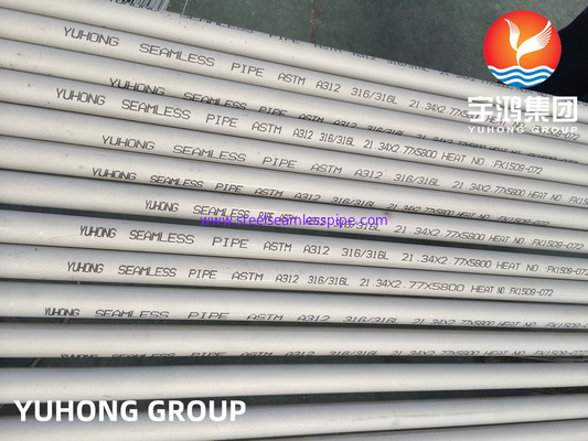 ASTM A312 TP316L Stainless Steel Pipe Untuk Aplikasi Laut
