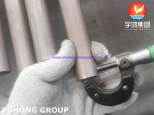ASTM B111 C70600 Tube Tembaga Nikel, CuNi 90/10 Tube Penukar Panas U Bend Tube