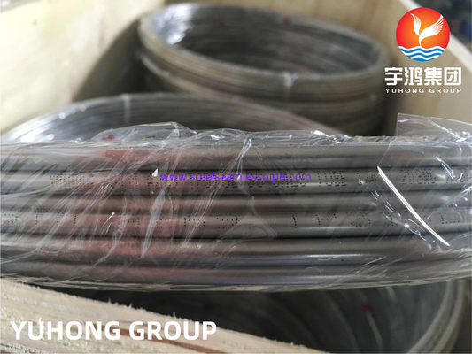 ASTM A269 TP316L, 1.4404 tabung kumparan stainless steel tanpa jahitan, tabung panas terang